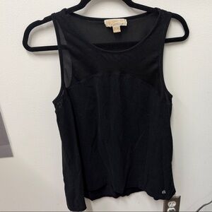 Michael Kors Black Mesh Tank Top